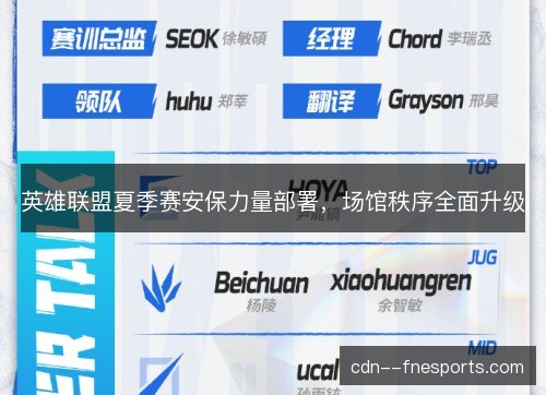 英雄联盟夏季赛安保力量部署，场馆秩序全面升级